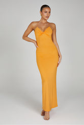 Sinead Twist Maxi Dress - Orange