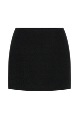 Parisa Boucle Skirt - Black