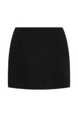Parisa Boucle Skirt - Black