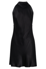 Claire A Line Mini Dress - Black