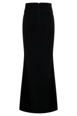 Grace Suiting Maxi Skirt - Black