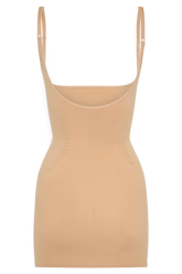 Jocelyn Backless Shapewear Mini Dress - Beige