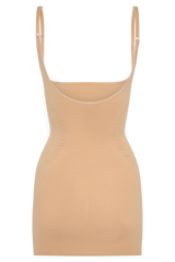 Jocelyn Backless Shapewear Mini Dress - Beige