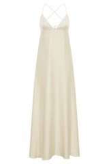 Melisandre Baby Doll Maxi Dress - Sand