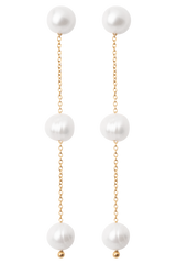 Bodhi Freshwater Pearl Drop Earrings - Pearl