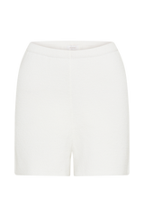 Malika Knit Shorts - White