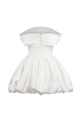 Lauretta Off Shoulder Mini Dress - White