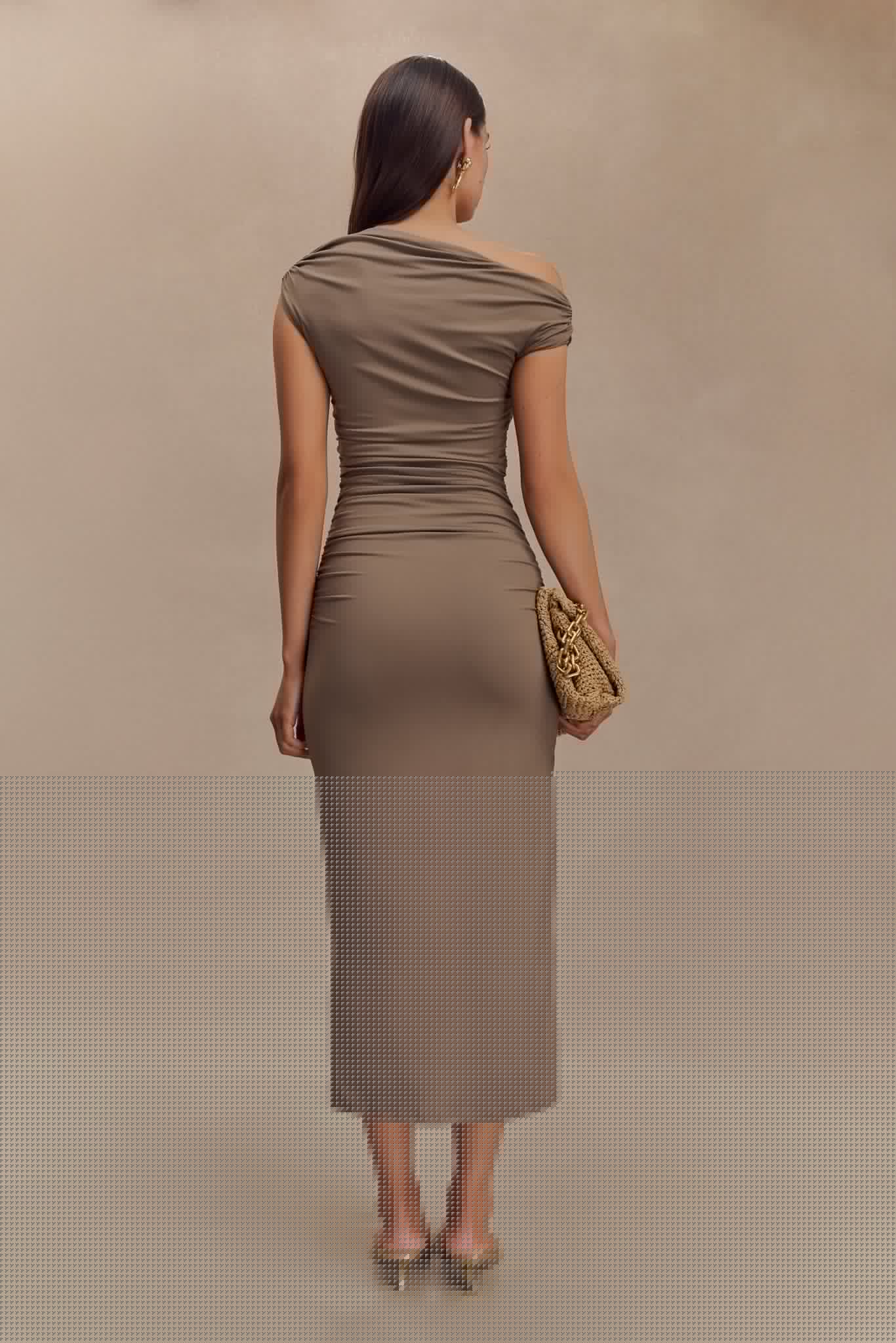 Alayna Recycled Nylon Midi Dress - Coco
